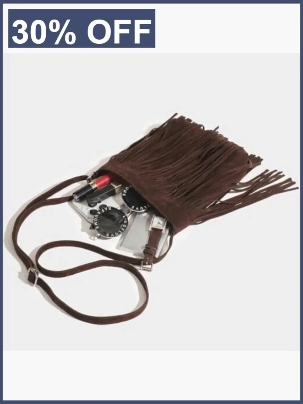 Y2K Suede Hobo Shoulder Bag Women Vegan Leather Clutch Purse Retro